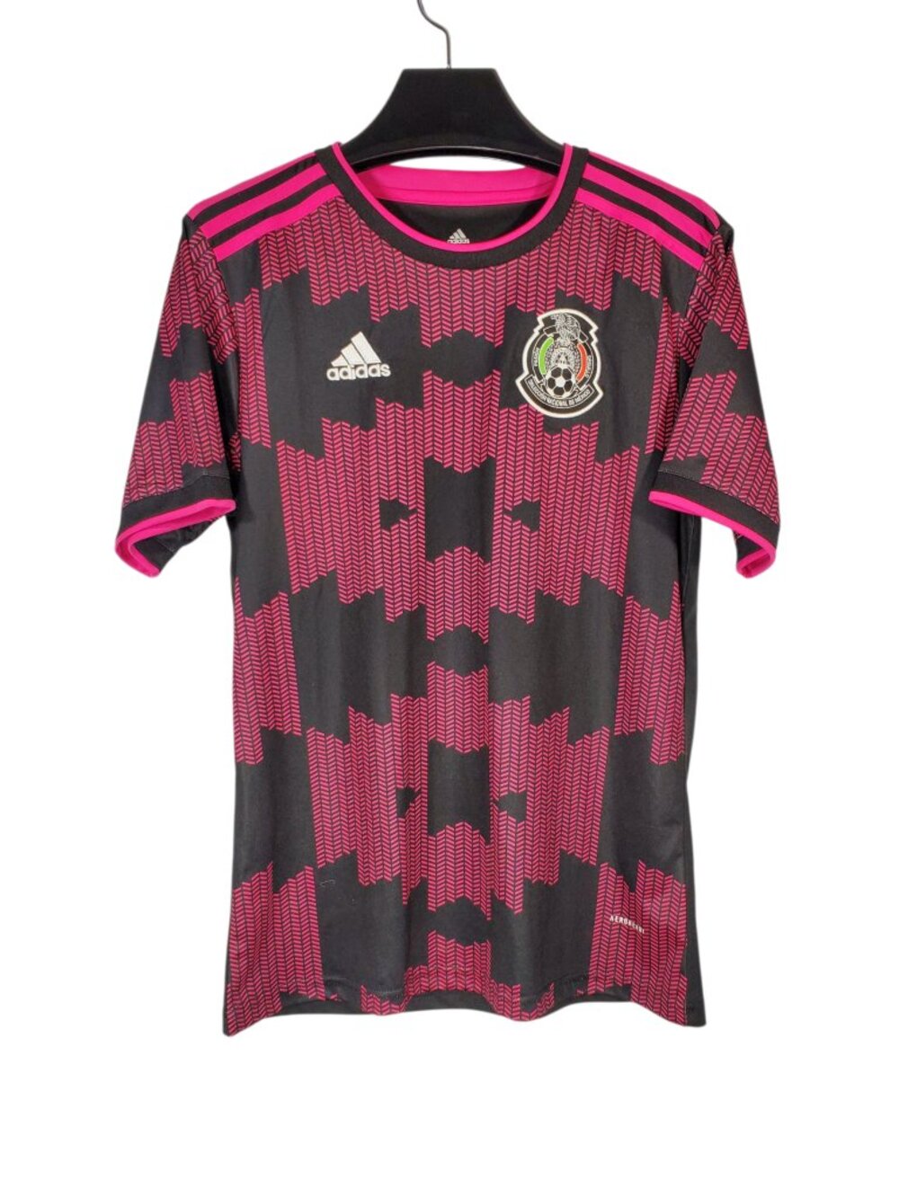 Adidas Mexico Home Jersey Shirt 2021 Men's M Black Pink National Soccer Team